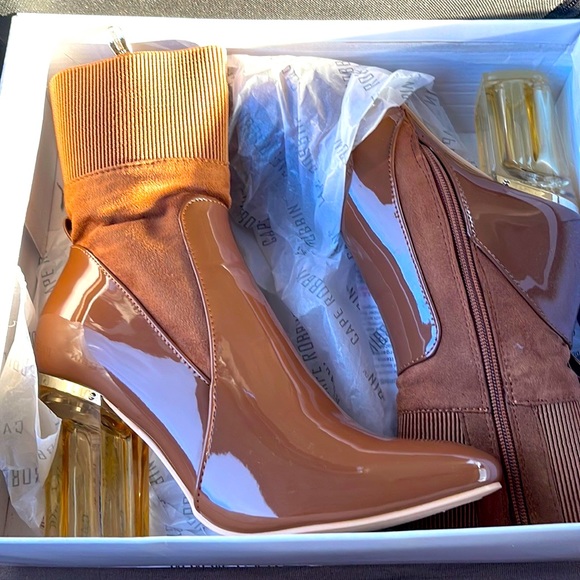 Cape Robbin Shoes - Cape Robbin 3-4inch brown heel boots